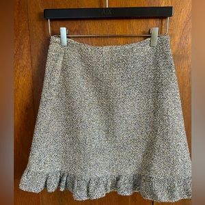 Kate Spade Metallic Tweed Skirt
